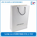 Sencai elegant design clothing packing paper bag